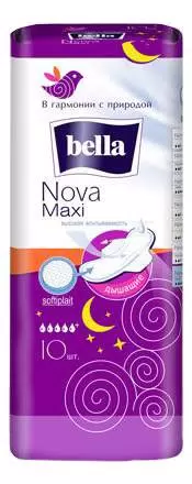 BELLA Nova maxi прокладки softiplait air 10шт
