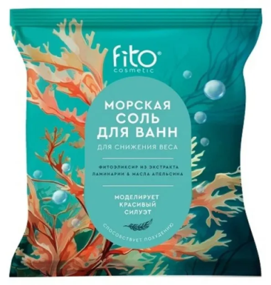 ELIXIRICA соль морская д/ванн д/снижения веса 500г