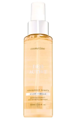 COSMETIME дезодорант-антиперсперант жен. milky vanilla 100мл