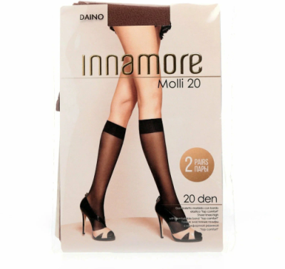 INNAMORE гольфы женские molli 40 nero 2пары