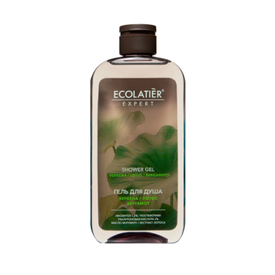 ECOLATIER Expert гель д/душа вербена лотос бергамот 400мл