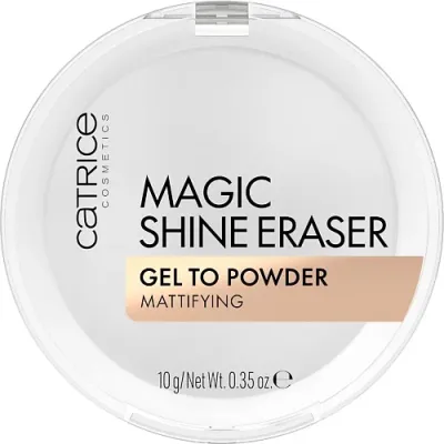 CATRICE крем-пудра прозрачная magic shine eraser gel to powder 010