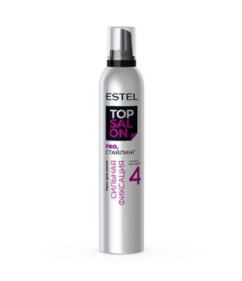 ESTEL TOP SALON PRO.СТАЙЛИНГ мусс д/волос сильная фиксация 350мл