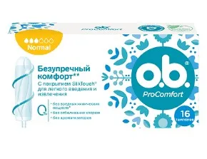 J&J O.B. Рrocomfort тампоны normal 16шт