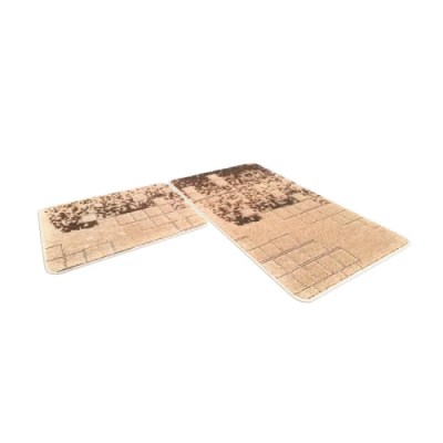 SHAHINTEX набор ковриков vintage цв.бисквитный 50*80см, 50*50см SH V001 458505