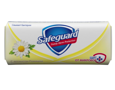 SAFEGUARD мыло туалетное ромашка 90г SG/087/627/842