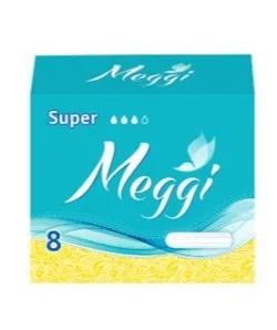 MEGGI тампоны super 8шт 0299