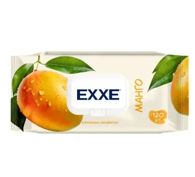 EXXE салфетки влажные манго 120шт_