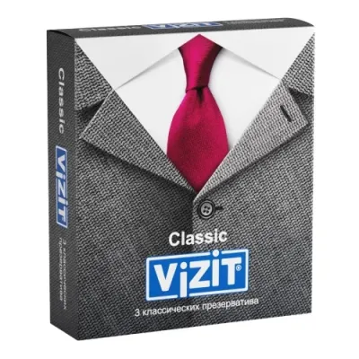 VIZIT презервативы классические 3шт