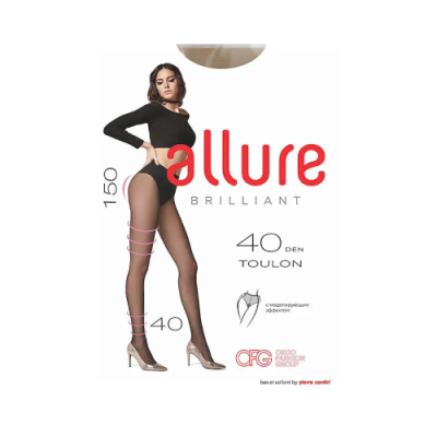 ALLURE by Pierre Cardin колготки женские toulon 40 visone р.3