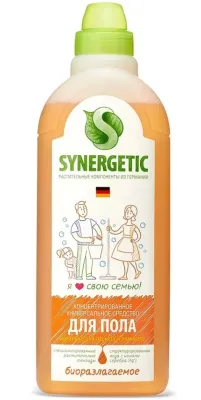 SYNERGETIC средство универсальное д/мытья пола поверхностей 1000мл