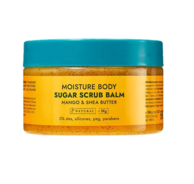 305 MIAMI SPA бальзам-скраб д/тела сахарный с магниевой солью mango&shea butter 350г