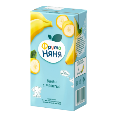Дет пит Фрутоняня Нектар банановый 200мл т/п; 18