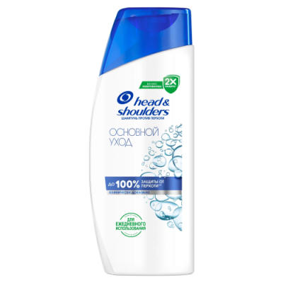HEAD&SHOULDERS шампунь д/волос против перхоти основной уход 95мл