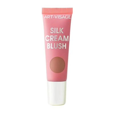 ART-VISAGE румяна кремовые с сатиновым финишем silk cream blush т.434