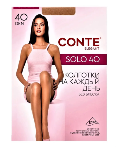 CONTE колготки женские solo 40 bronz р.3