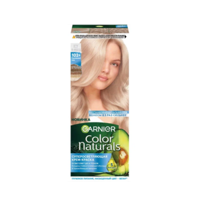 GARNIER COLOR NATURALS крем-краска д/волос  т.102+ платиновый лед