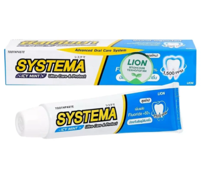LION паста зубная systema ледяная мята icy mint 160г