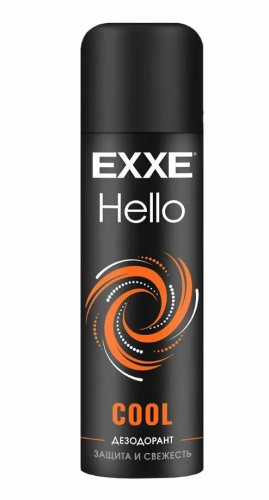 EXXE Hello дезодорант муж. cool защита и свежесть 150мл спрей_