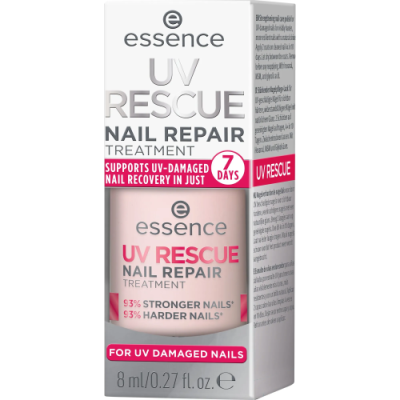 ESSENCE покрытие восстанавливающее д/ногтей uv rescue nail repair treatment т.01