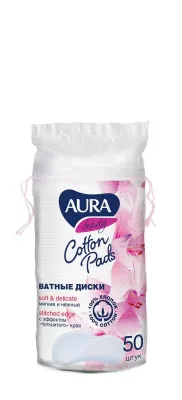 AURA диски ватные 50шт