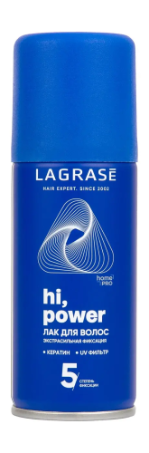 LA GRASE HI, Power лак д/волос 75мл