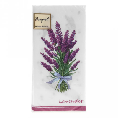 BOUQUET Original салфетки верт столовые верт лаванда 2сл. 33*33см 20шт