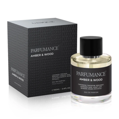 PARFUMANCE парфюмерная вода д/мужчин amber&wood 100мл