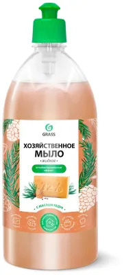 GRASS мыло жидкое хозяйственное с маслом кедра 1л (6)