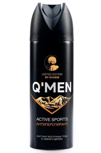 Q'MEN антиперспирант муж. active sports 200мл