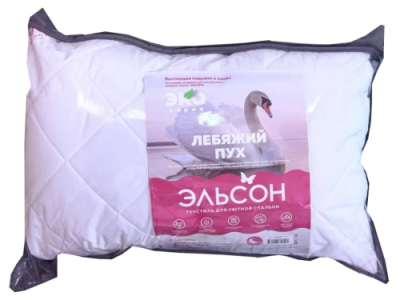 ЭЛЬСОН подушка 50*70см микрофибра+лебяжий пух