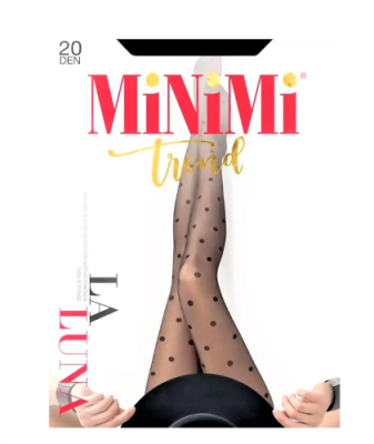 MINIMI колготки женские la luna средний горох 20 nero р.3