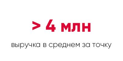 Средняя выручка больше 4 млн