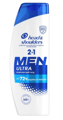 HEAD&SHOULDERS шампунь-бальзам против перхоти 2в1 комплексный уход 360мл