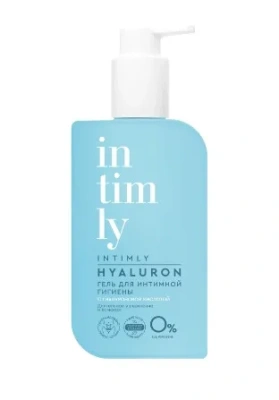 INTIMLY гель д/интимной гигиены hyaluron длительное увлажнение и комфорт 220мл