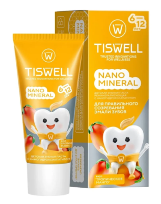 TISWELL паста зубная детская 6+ манго 60г