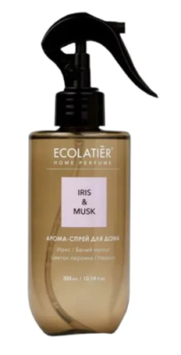 ECOLATIER арома-спрей д/дома iris&musk 300мл