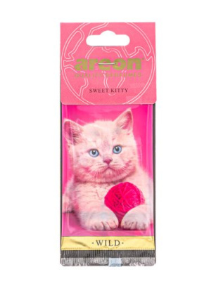 AREON Wild aроматизатор сухой sweet kitty 704-AW-06