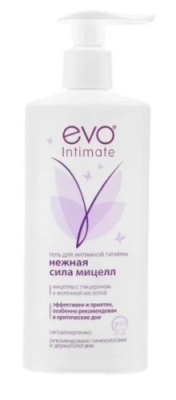 EVO гель д/интимной гигиены нежная сила мицелл 250мл