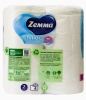 ZEMMA Плюс бумага туалетная белая 2сл. 4 рулона