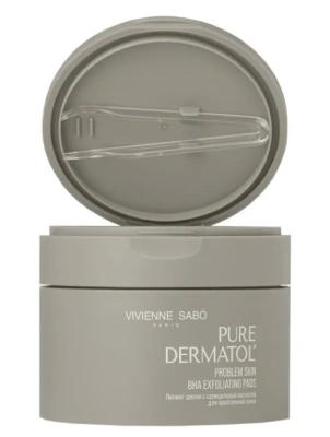 VIVIENNE SABO пилинг-диски c салициловой кислотой д/проблемной кожи pure dermatol 300мл