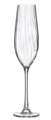 BOHEMIA Crystal рюмка д/шампанского columba optic 2шт 260мл БСС0392