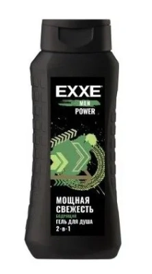 EXXE MEN гель д/душа муж. power 2в1 бодрящий 400мл