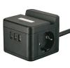 UNIEL удлинитель standard с/з шнур 1,5м 2 гнезда 3 USB 16А черный S-GCD2-1 SBUH BLACK