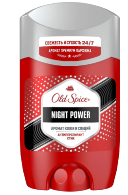 OLD SPICE антиперспирант night power 50мл стик