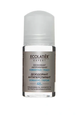 ECOLATIER Expert дезодорант-антиперспирант османтус и белый персик 50мл