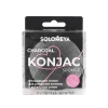 SOLOMEYA спонж очищающий д/умывания конняку с древесным углем