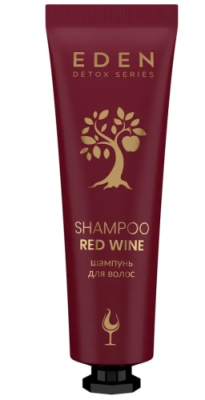 EDEN Detox Red Wine шампунь д/волос в тубе 30мл