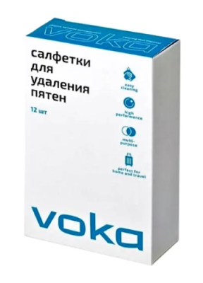 VOKA салфетки д/удаления пятен 12шт