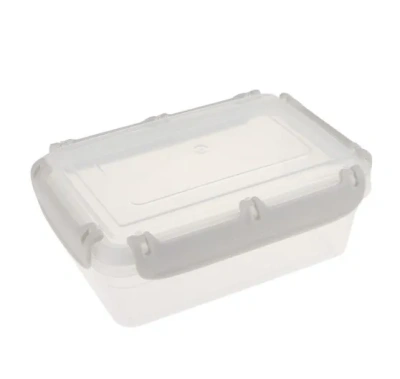 PLASTTEAM Bergen контейнер д/продуктов с защелками пепельный жемчуг 0,8л PT104310024